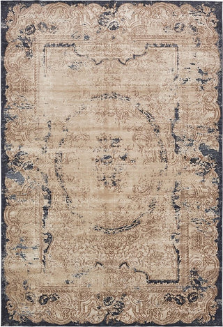 Transitional Cottage 10'x14'5" Rectangle Creme Area Rug