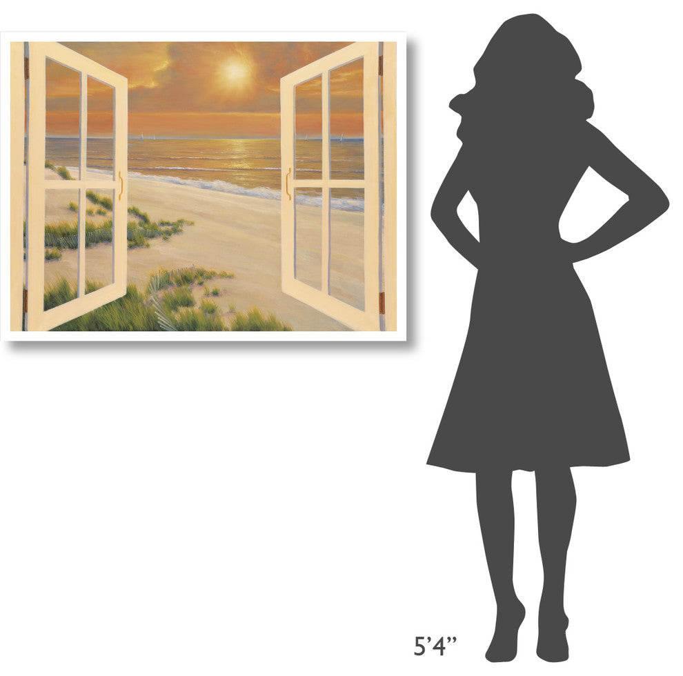 "Window Of Dreams" Digital Paper Print by Diane Romanello, 42"x32"