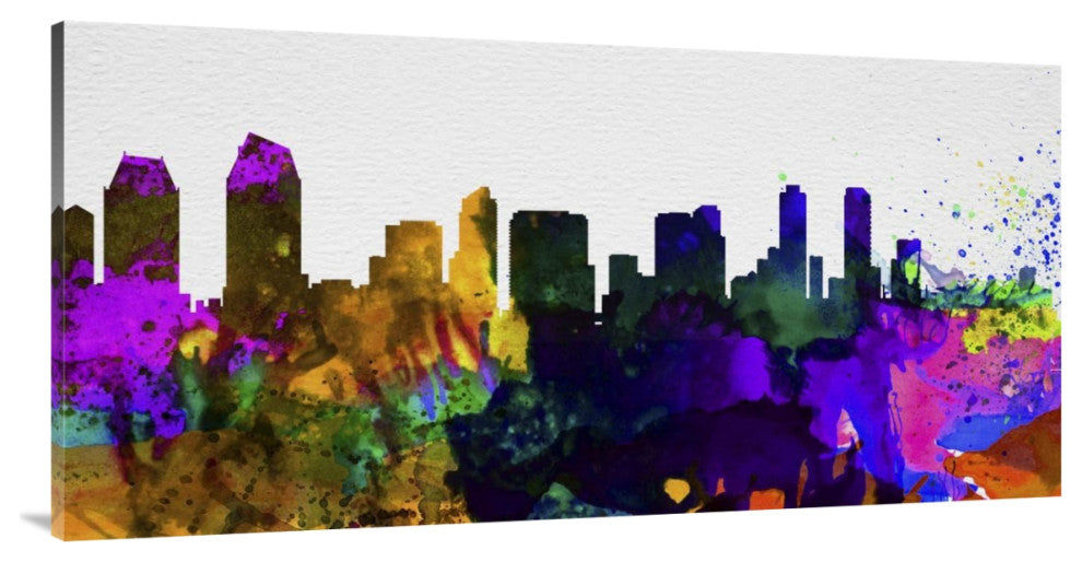 "San Diego City Skyline" Fine Art Print