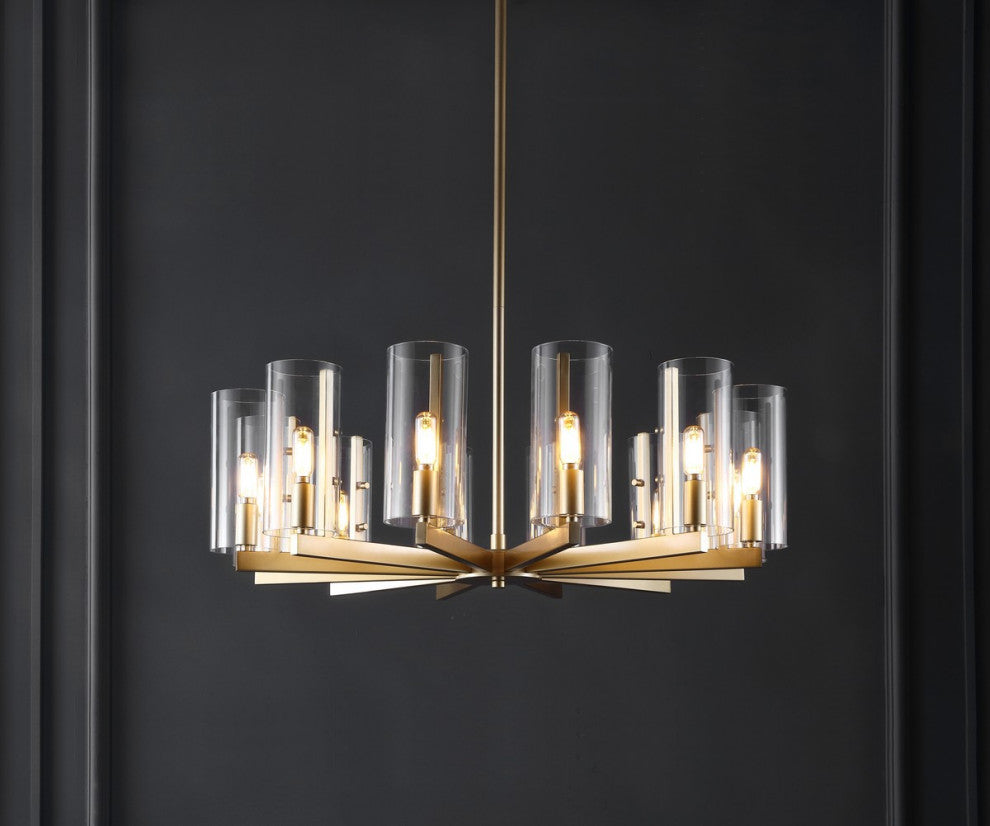 Safavieh Couture Benicio Gold Chandelier Gold