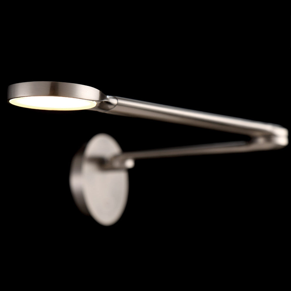 Reflex 24" LED Swing Arm 3000K, Brushed Nickel