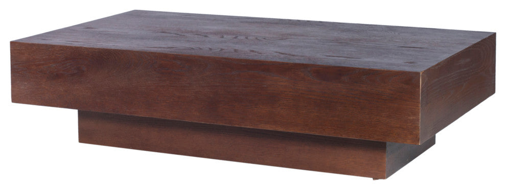 Otto Oak Veneer Coffee Table, Brown