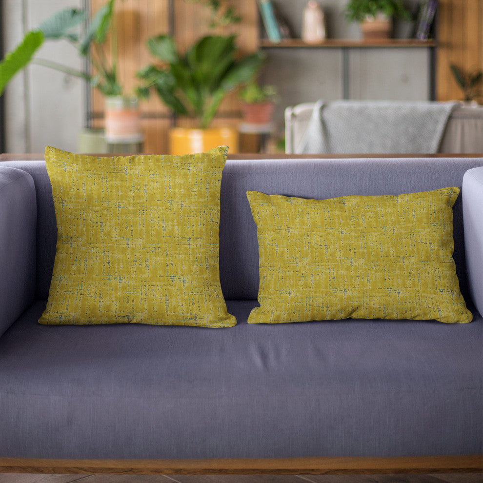 Sulfur New Planet Cut Velvet Luxury Throw Pillow, Double sided 18"x18"