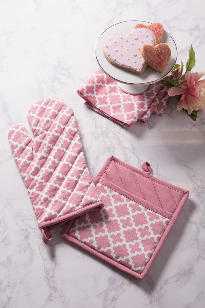 DII Rose Lattice Pot Holder, Set of 2