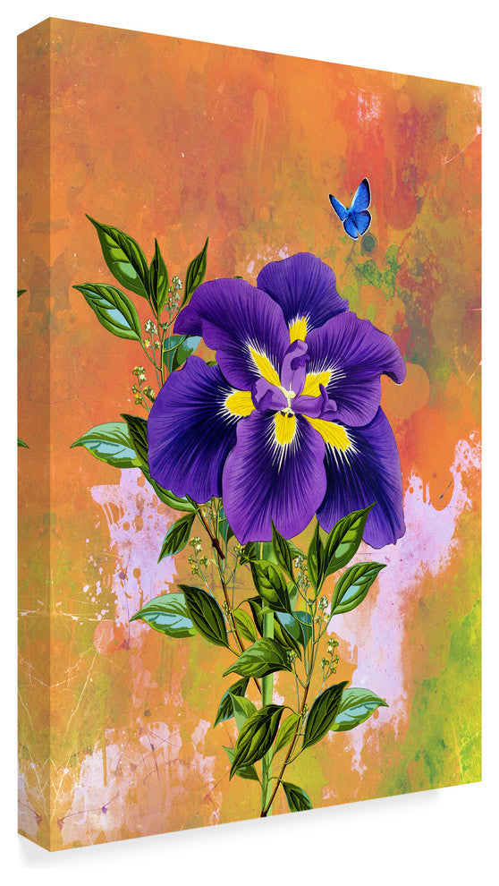 "Purple Flower" by Ata Alishahi, Canvas Art, 12"x19"