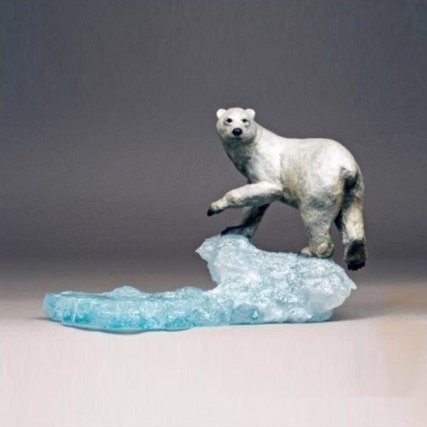 Polar Bear Bronze Sculpture Arctic Spirit