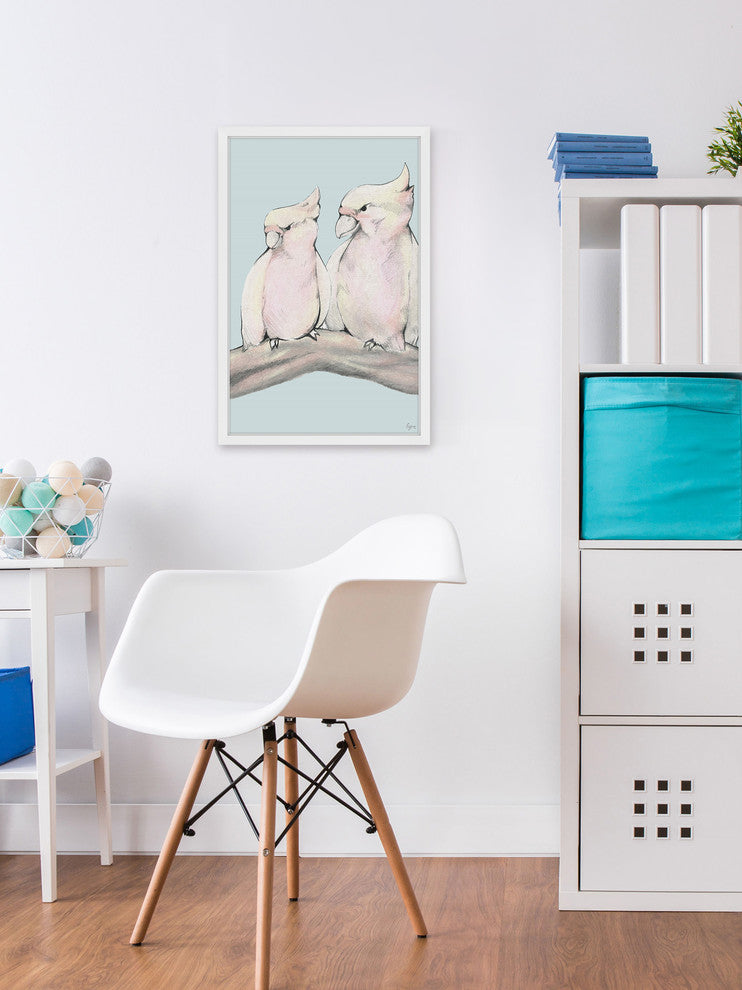 "Ladilafe" Framed Painting Print, 12"x18"
