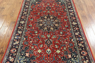 New Fine Persian Sarouk Hand Knotted Wool Rug 4' X 7'