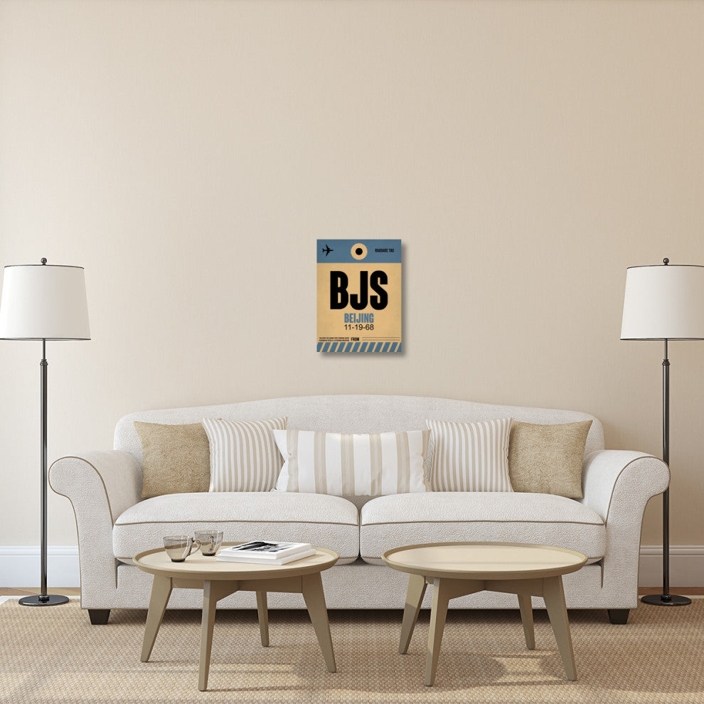"BJS Beijing Luggage Tag 2" Fine Art Print