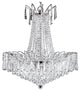 Artistry Lighting Victoria Drop Collection Crystal Chandelier, Chrome, 16"x16"