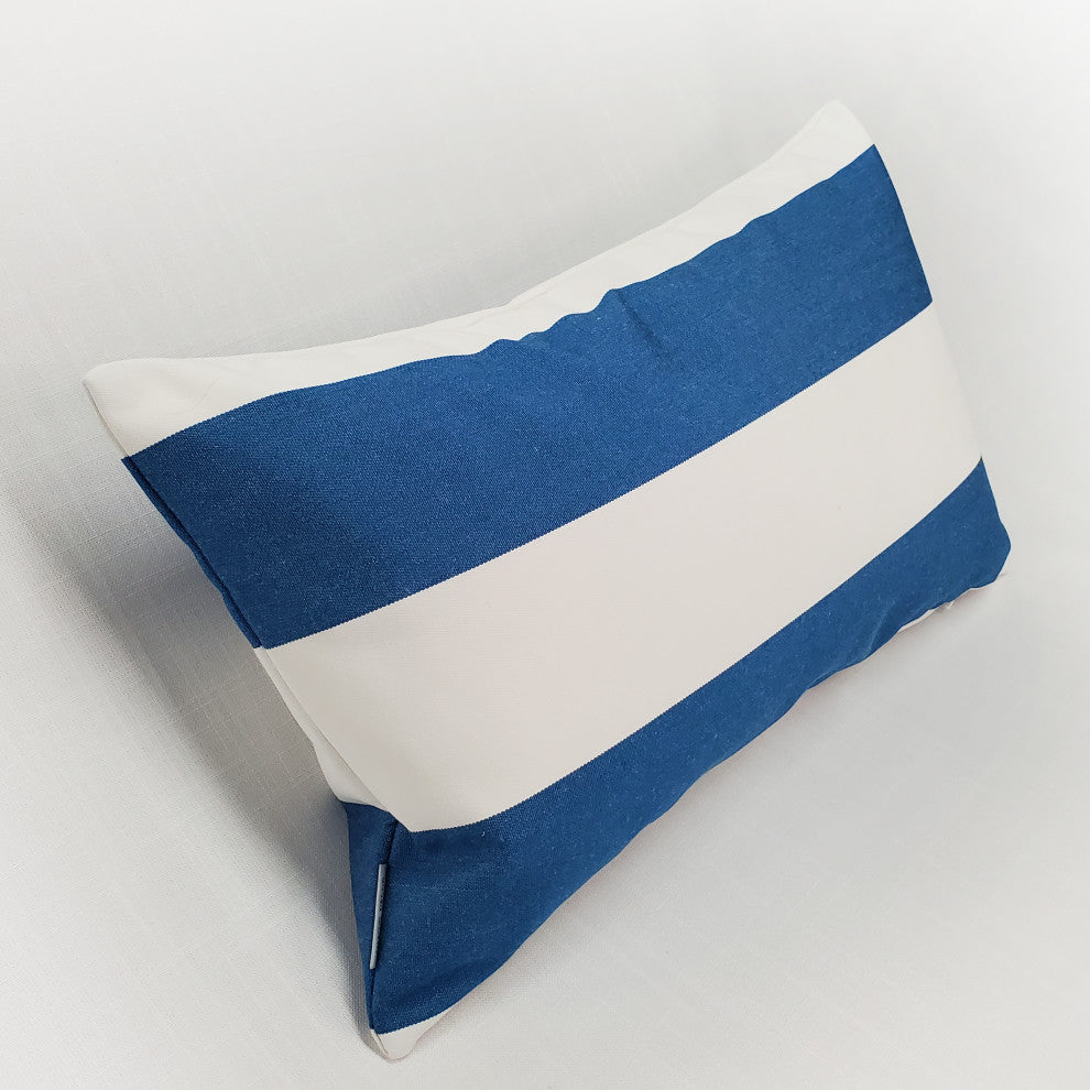 Sunbrella Cabana Regatta Stripes Outdoor Pillow 12x20