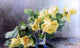 Ermocrate Bucchi Le Rose Gialle, 18"x27" Wall Decal Print