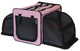 Dual-Expandable Wire Folding Lightweight Collapsible Pet Crate, Pink, X-Small