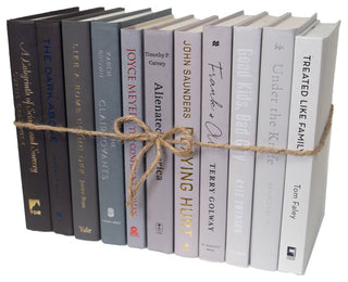 Decorative Books - Grey OmbrŽ Book Bundle - 1 foot of Grey Books