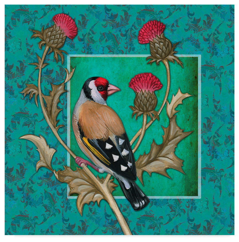 Maria Rytova 'Little Bird I' Canvas Art, 14"x14"