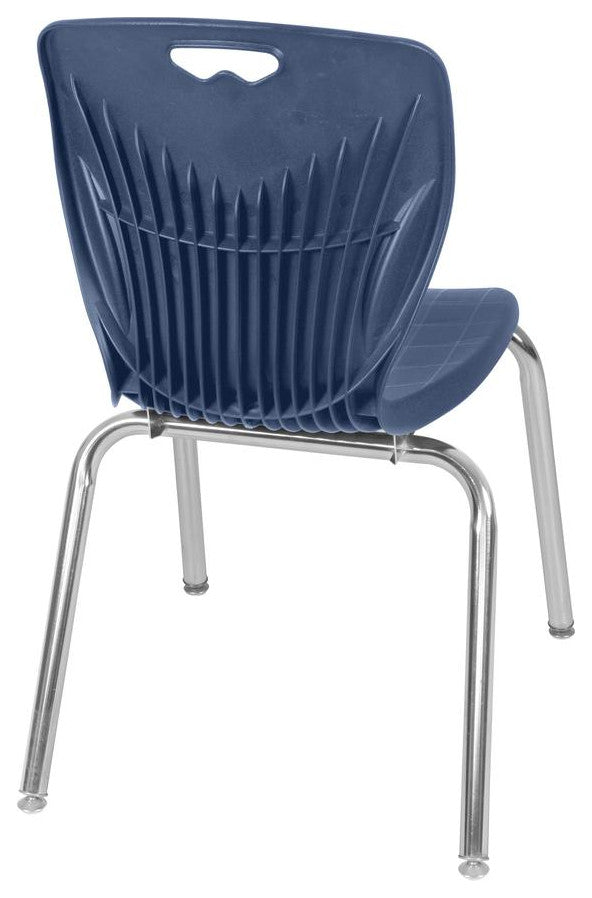 Kee 36" Square Height Adjustable Classroom Table Maple