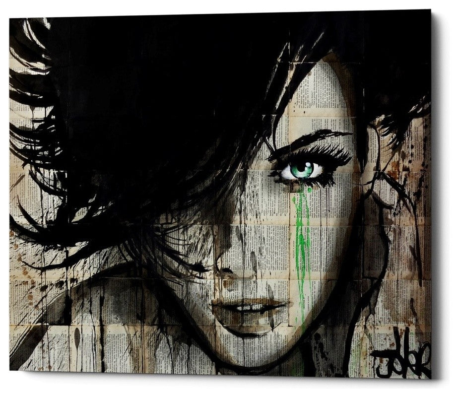 Epic Graffiti "Things Happen" by Loui Jover, Giclee Canvas Wall Art, 16"x18"