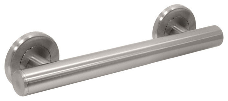 Gatco 12" Contemporary Grab Bar in Satin Nickel