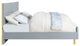 ACME Gaines Eastern King Bed, Gray High Gloss Finish