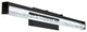 Cardito LED Vanity Bath Light Matte Black Clear, 39"