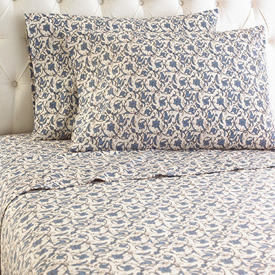 Jacobean Micro Flannel Sheet Set, Queen