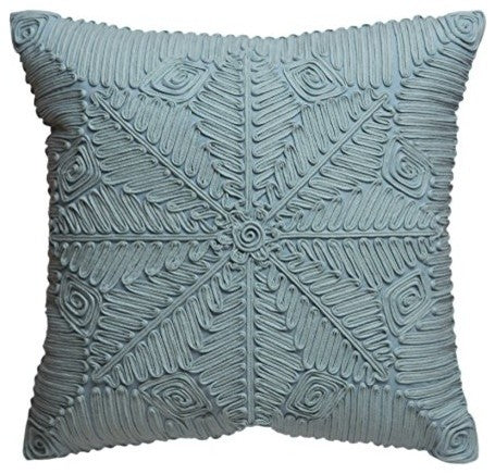 Blue Ribbon Decorative Throw Pillow 18X18