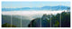 Morning in Blue Ridge Parkway, Landscape Canvas Art Print, 83"x32", 7 Panels