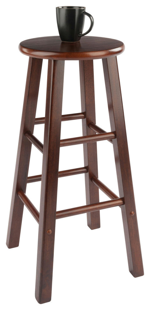 Element 2-Pc Bar Stool Set, Walnut