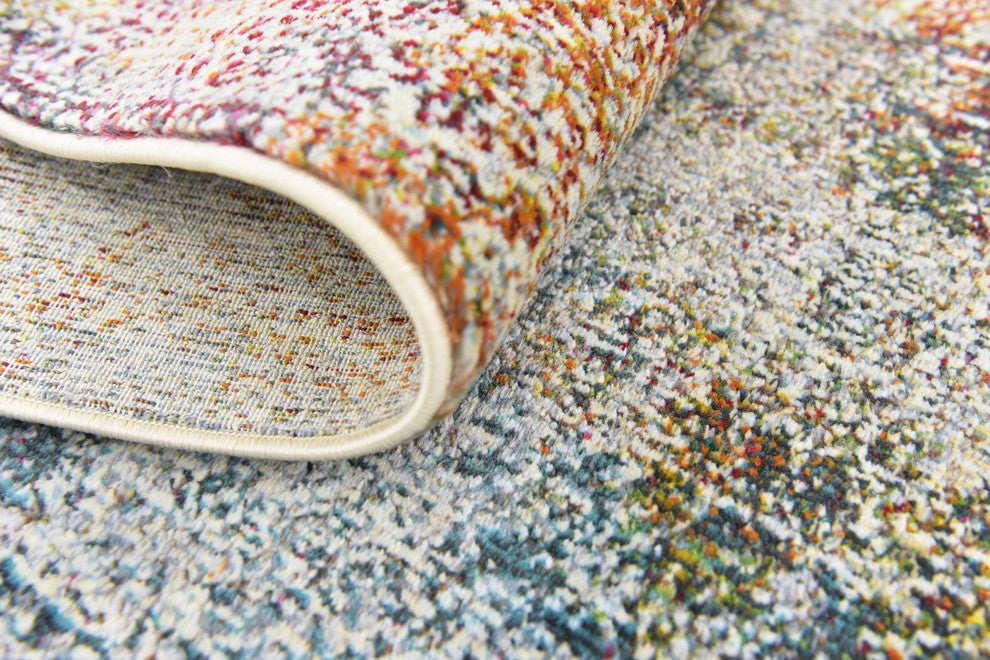 Unique Loom Multicolored Marimelena Baracoa 2' 2 x 6' 0 Runner Rug