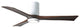 Matthews Fan, Irene-3HLK Ceiling Fan, Lighting Kit, Gloss White, 52", Walnut