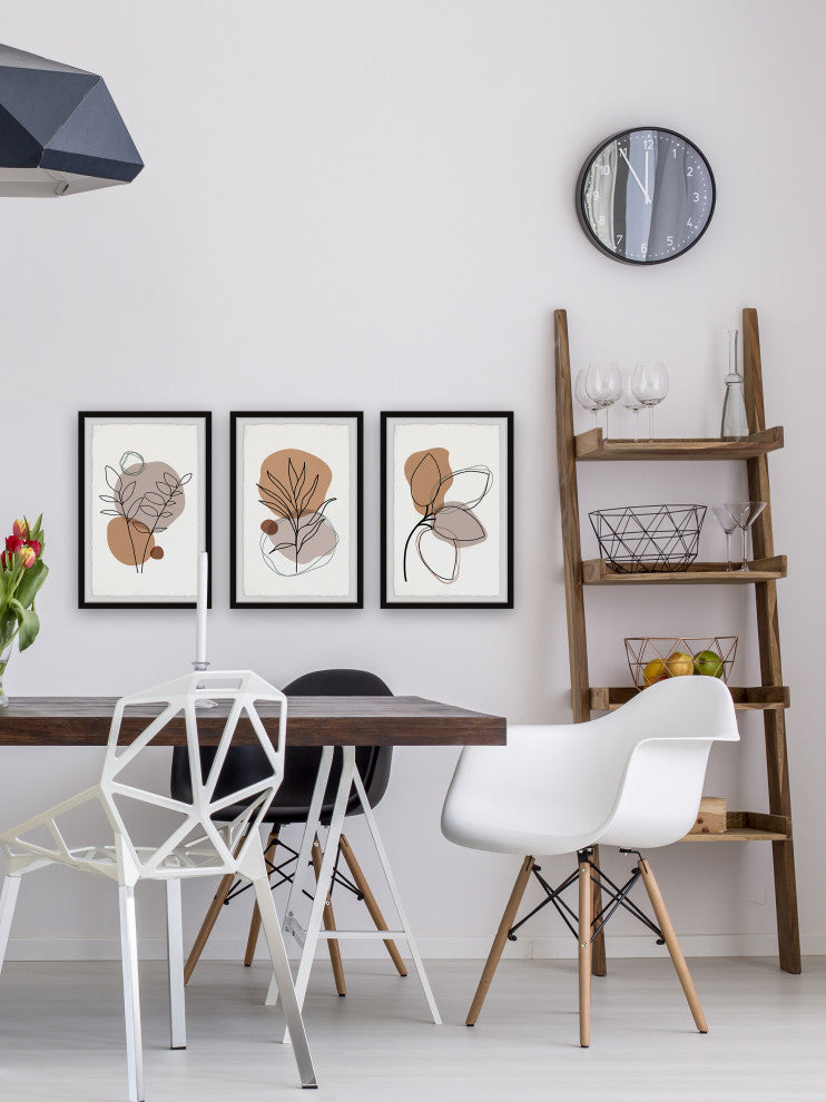 Ferns Grow Triptych, 3-Piece Set, 30x45 Panels