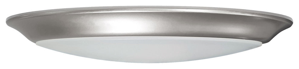 10 inch - LED Disk Light - 3000K - 6 Unit Contractor Pack - Brushed Nickel Finis