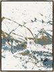 24x32 Winding Road II, Framed Artwork, Silver
