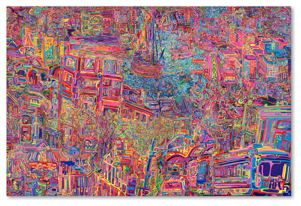Josh Byer 'City' Canvas Art, 47x30