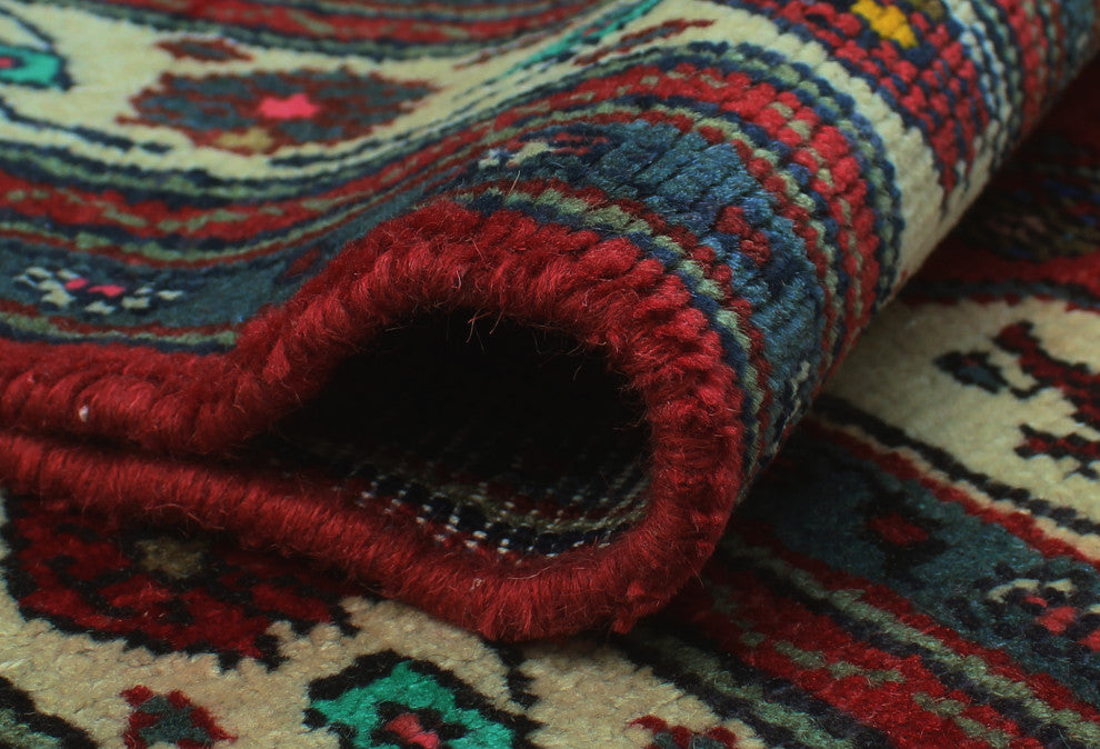 Vintage Distressed Cereza Burgundy Rug