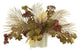 Danica Ivy and Areca Palm Arrangement in a Ceramic Vase