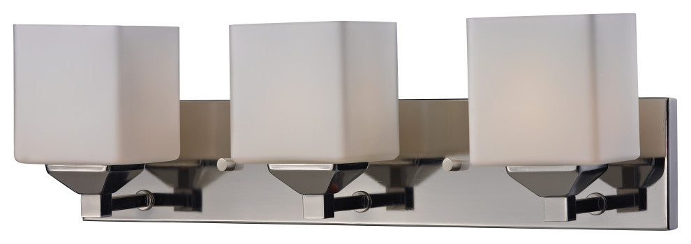 Zlite 2105-3V 3-Light Vanity, Matte Opal