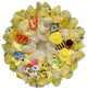 Bumble Bee Spring Floral Wreath Handmade Deco Mesh