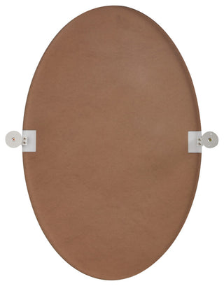 Elegant Decor Oval Pivot Mirror 21X32" in Gold