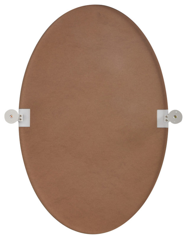 Elegant Decor Oval Pivot Mirror 21X32" in Gold