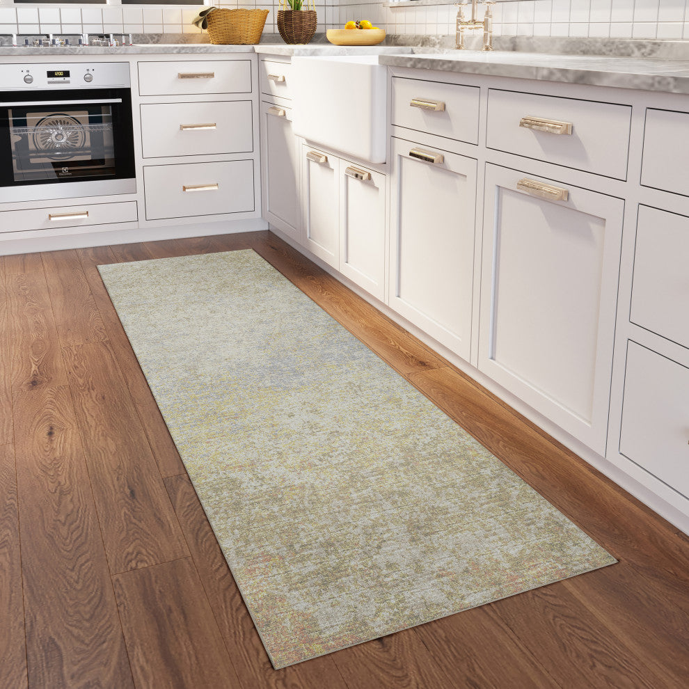 Winslow WL3 Khaki 2'6" x 12' Runner Rug
