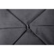 Loungie Magic Pouf Beanbag 3-in-1 Ottoman/Chair/Floor Pillow, Black Linen