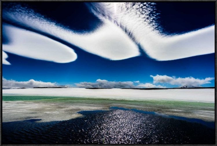 "Icewind" Framed Canvas Giclee by Ralf Kayser, 37x25"