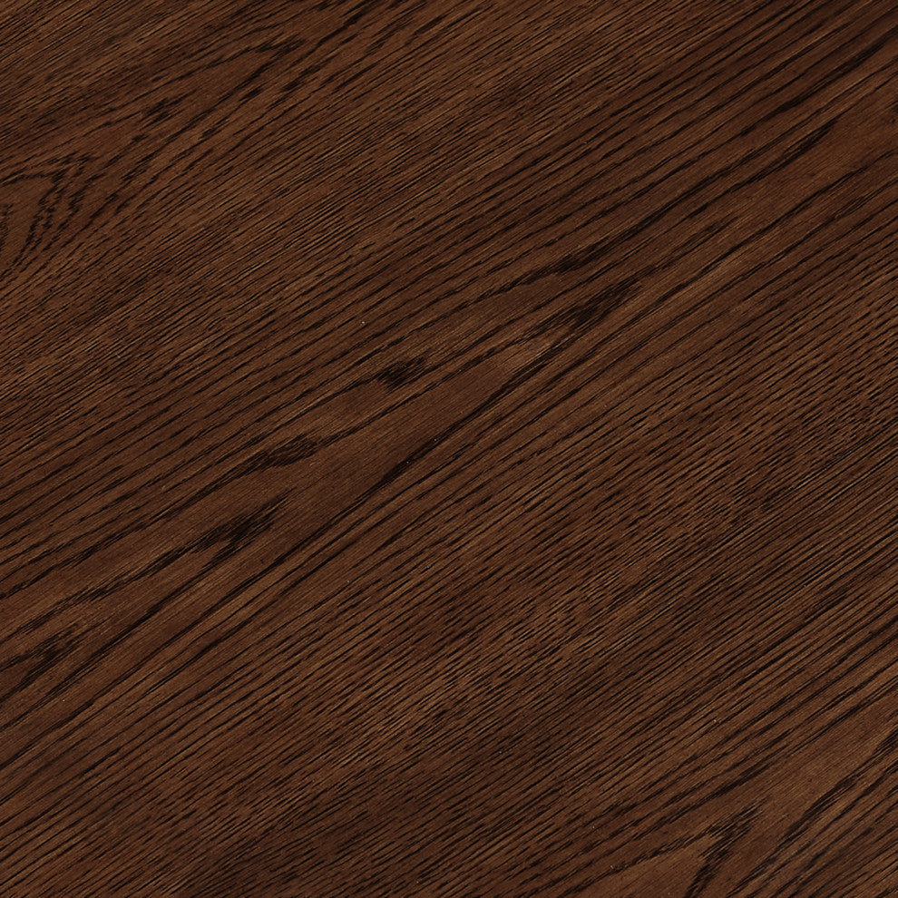 Spencer Oak Veneer Coffee Table, Brown, 18" H, 1 Piece