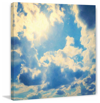 Clouds Print on Canvas, 30x30 cm