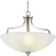 Progress Lighting Laird Three Light Semi-Flush Convertible P350136-009