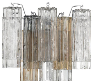 CRYSTORAMA Addis 2 Light Polished Chrome Wall Mount