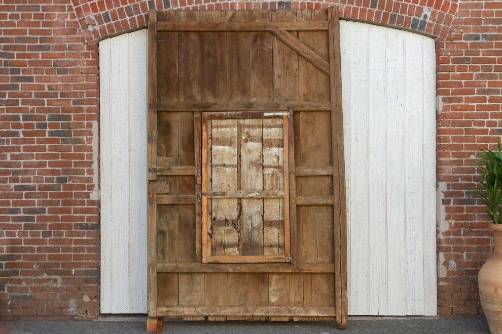 Great 19th Century Carved Moroccan Door