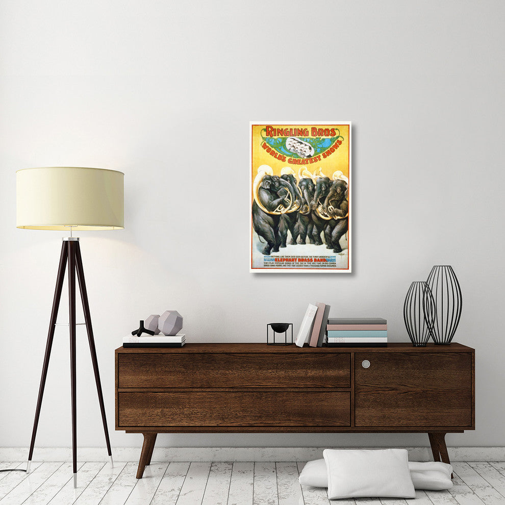 Ringling Bros, The Funny, Wonderful Elephant Brass Band, 1899, 24x36