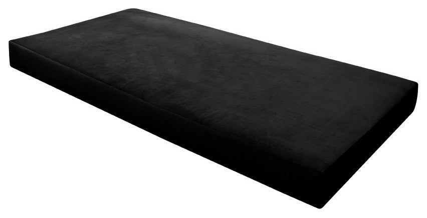 Knife Edge 6" Twin Size 75x39x6 Velvet Indoor Daybed Mattress |COVER ONLY|-AD374